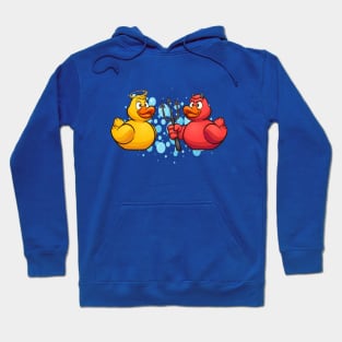 Bubble Bath Angel Vs Devil Duckies Hoodie